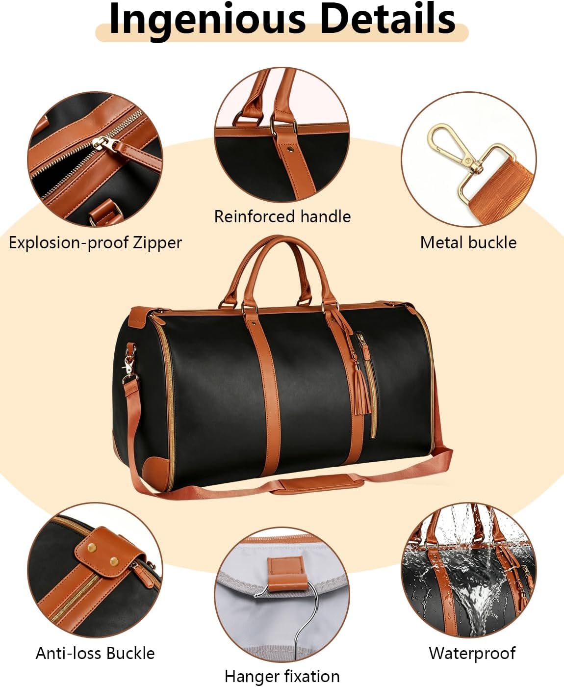 NorthPeak Trolley waterproof travel clothing bag