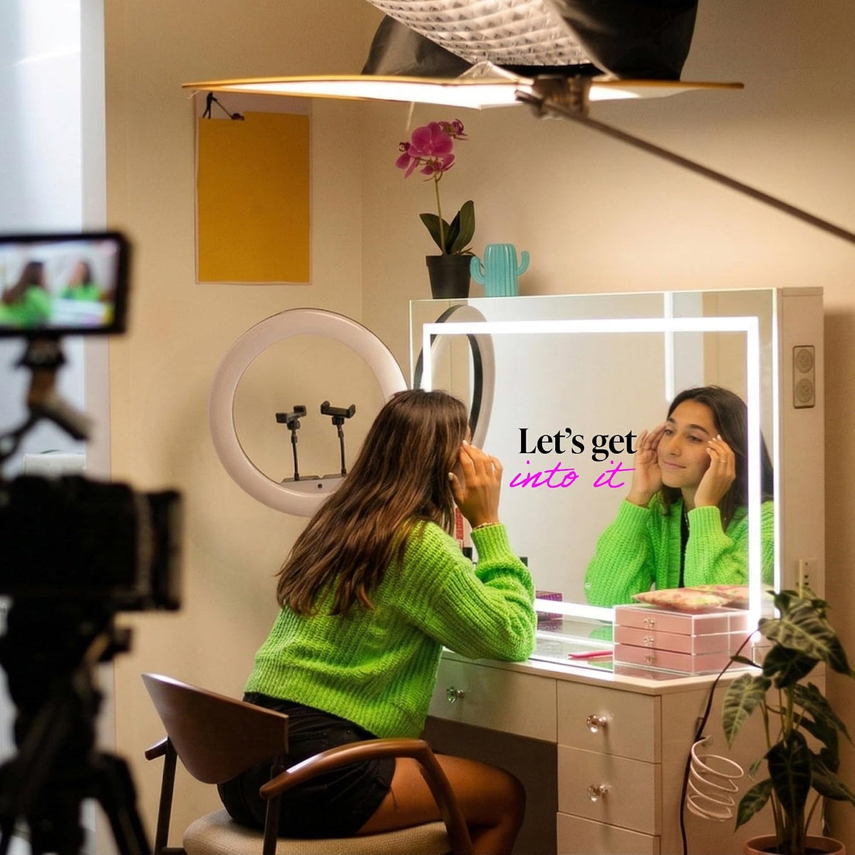 Luna LED Vanity Desk