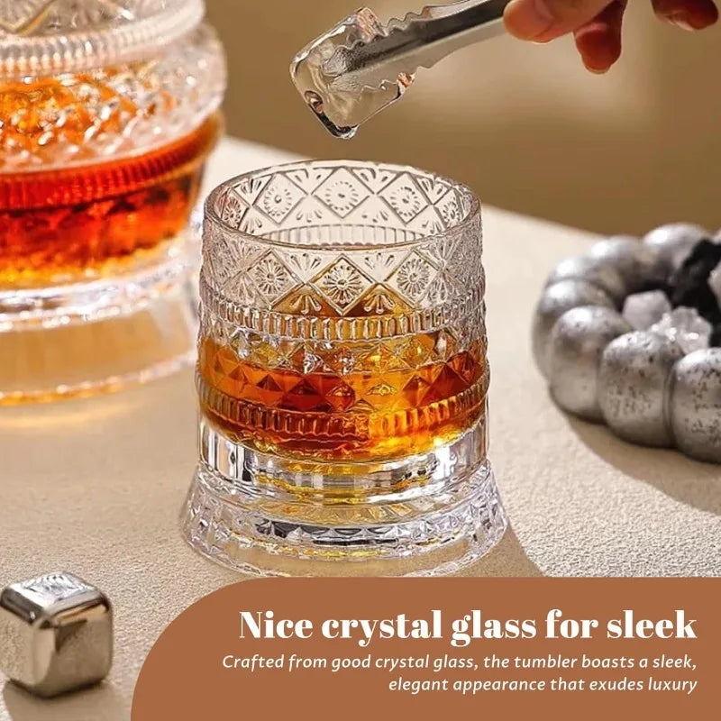 360° SPINNING WHISKEY GLASS