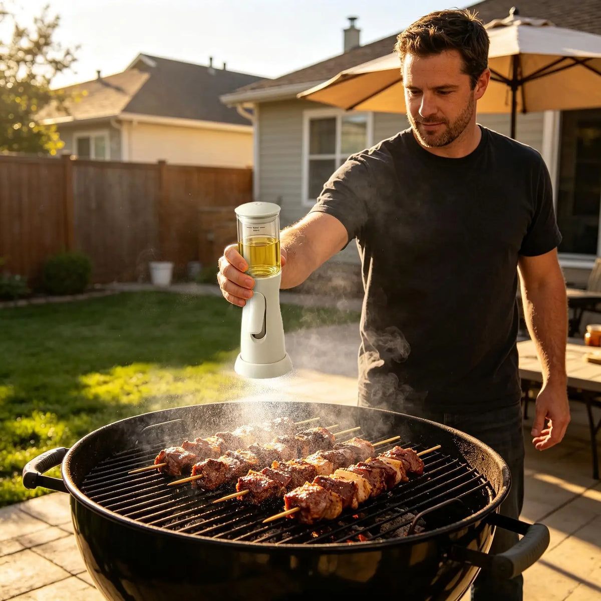Vertical Oil Spray Bottle – Cooking & BBQ