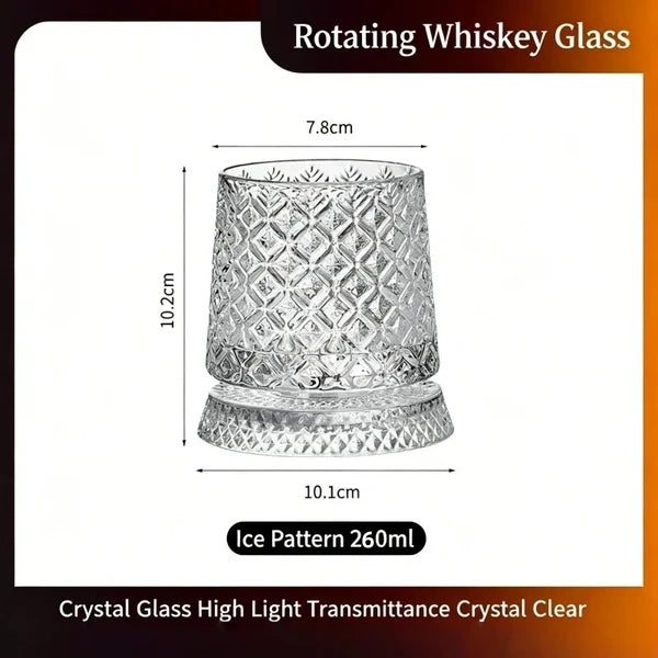 360° SPINNING WHISKEY GLASS