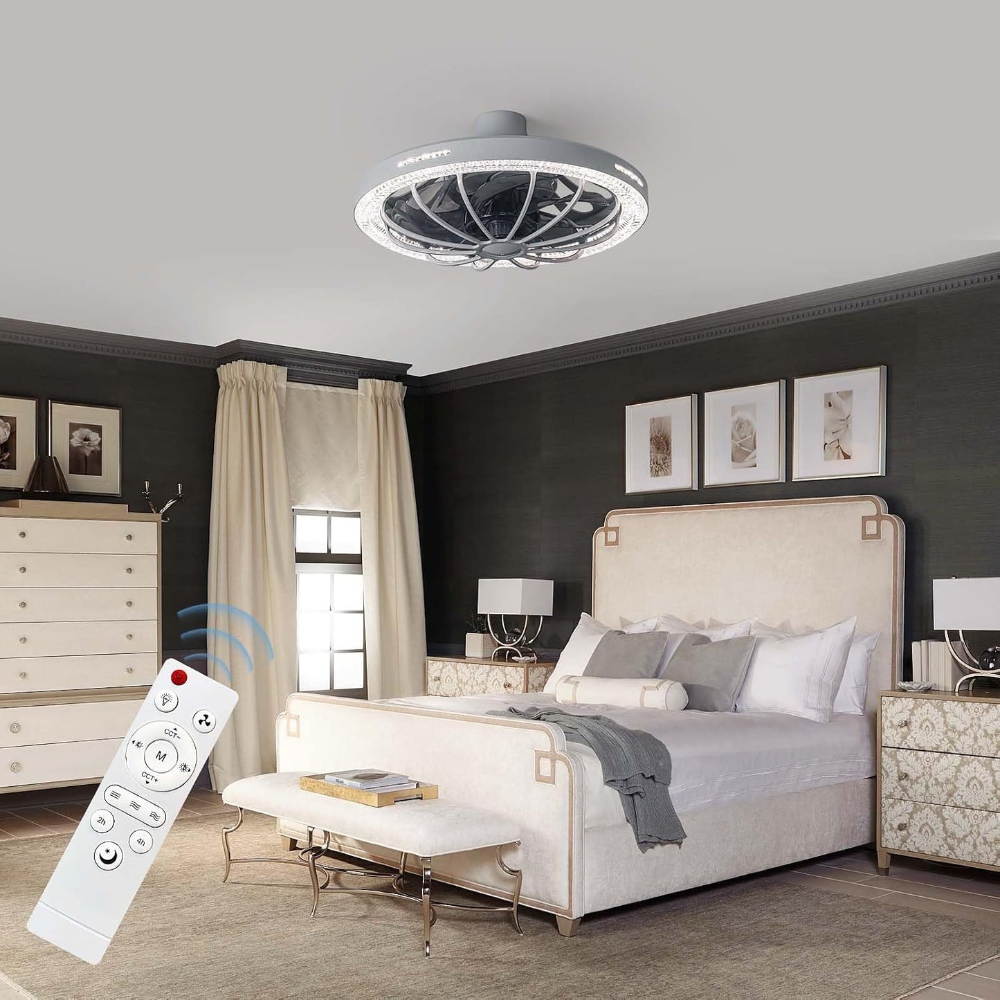 13" E26 Socket Fan Light