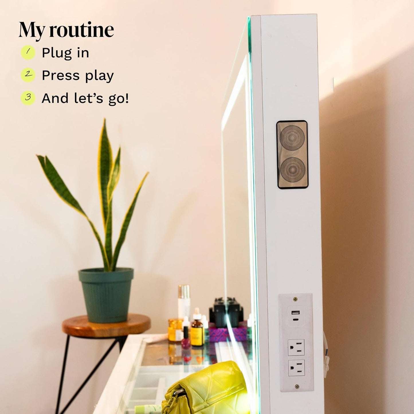 Luna LED Vanity Desk