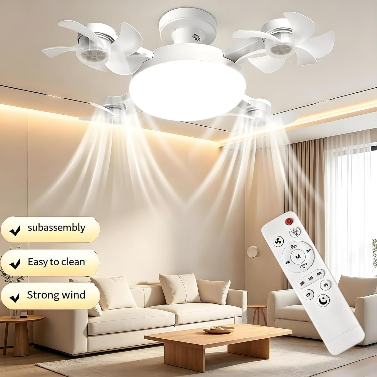 E27 LED Ceiling Fan Light