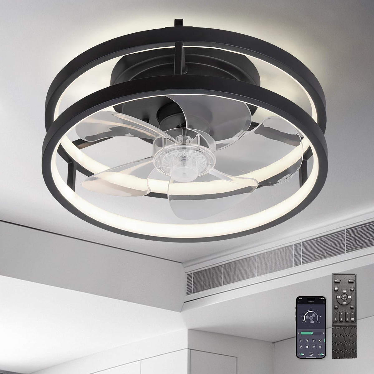 13" Low Profile Fan Light