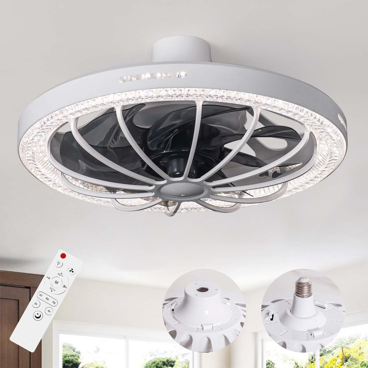 13" E26 Socket Fan Light