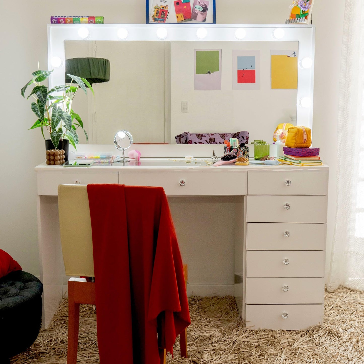 Luna LED Vanity Desk