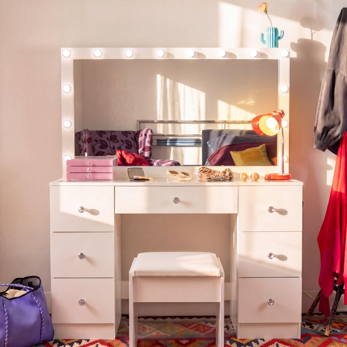 Luna LED Vanity Desk
