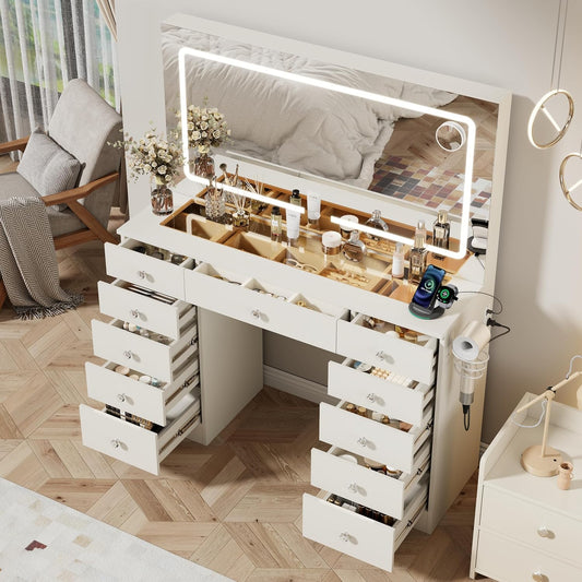 White LED Makeup Vanit