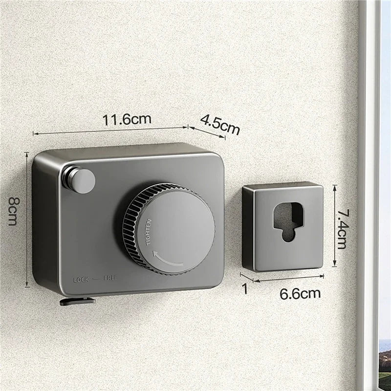4.2M Retractable Clothesline – Stainless Steel & Portable